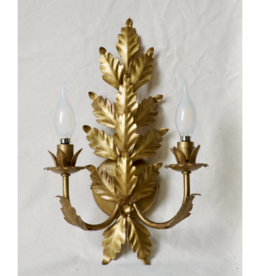 Leaves Wall Sconce - Gold Wired
