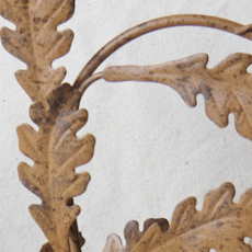 Oak Branch 3-Light Iron Fixture