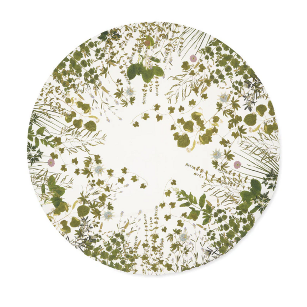 Herb Garden Linen Tablecloth -