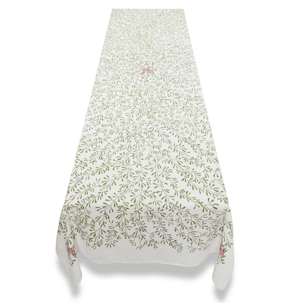 Summerill & Bishop Mistletoe Tablecloth -