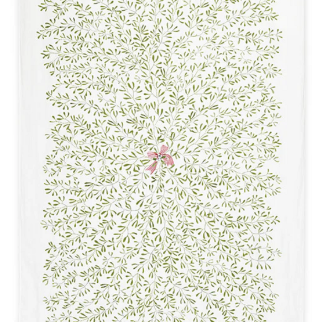 Summerill & Bishop Mistletoe Tablecloth -