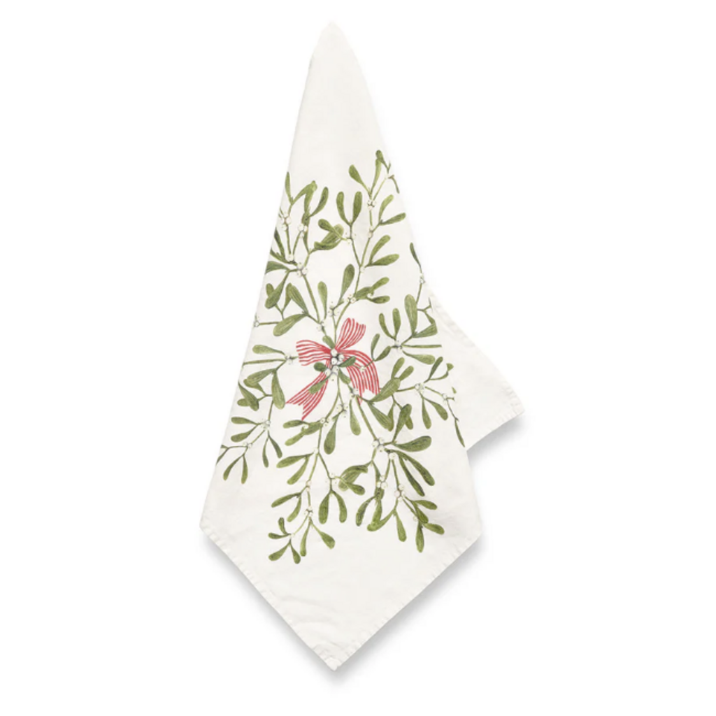 Summerill & Bishop Mistletoe Napkin