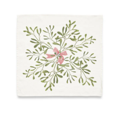 Summerill & Bishop Mistletoe Napkin