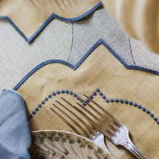 Adele Placemat - Curry/Oxide