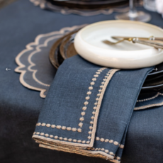 Letizia Placemat - Coal/Walnut