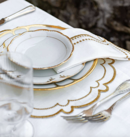 Letizia Placemat - Ivory/Gold