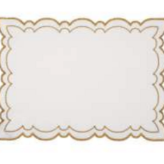Letizia Placemat - Ivory/Gold