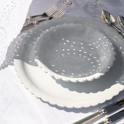 Broderie Anglaise White Napkin