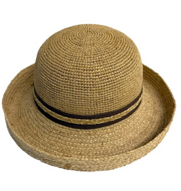 Turn Brim Hat w/ Ribbon