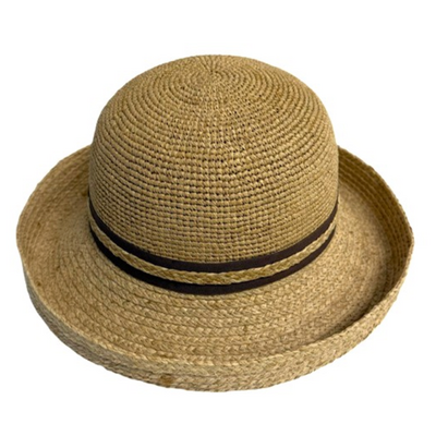 Turn Brim Hat w/ Ribbon