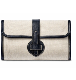 Adrian Clutch Natural Linen