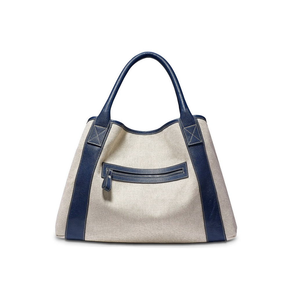 Michelle Tote Natural Linen - 2 Colors