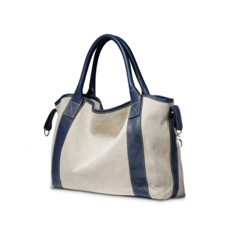 Michelle Tote Natural Linen - 2 Colors