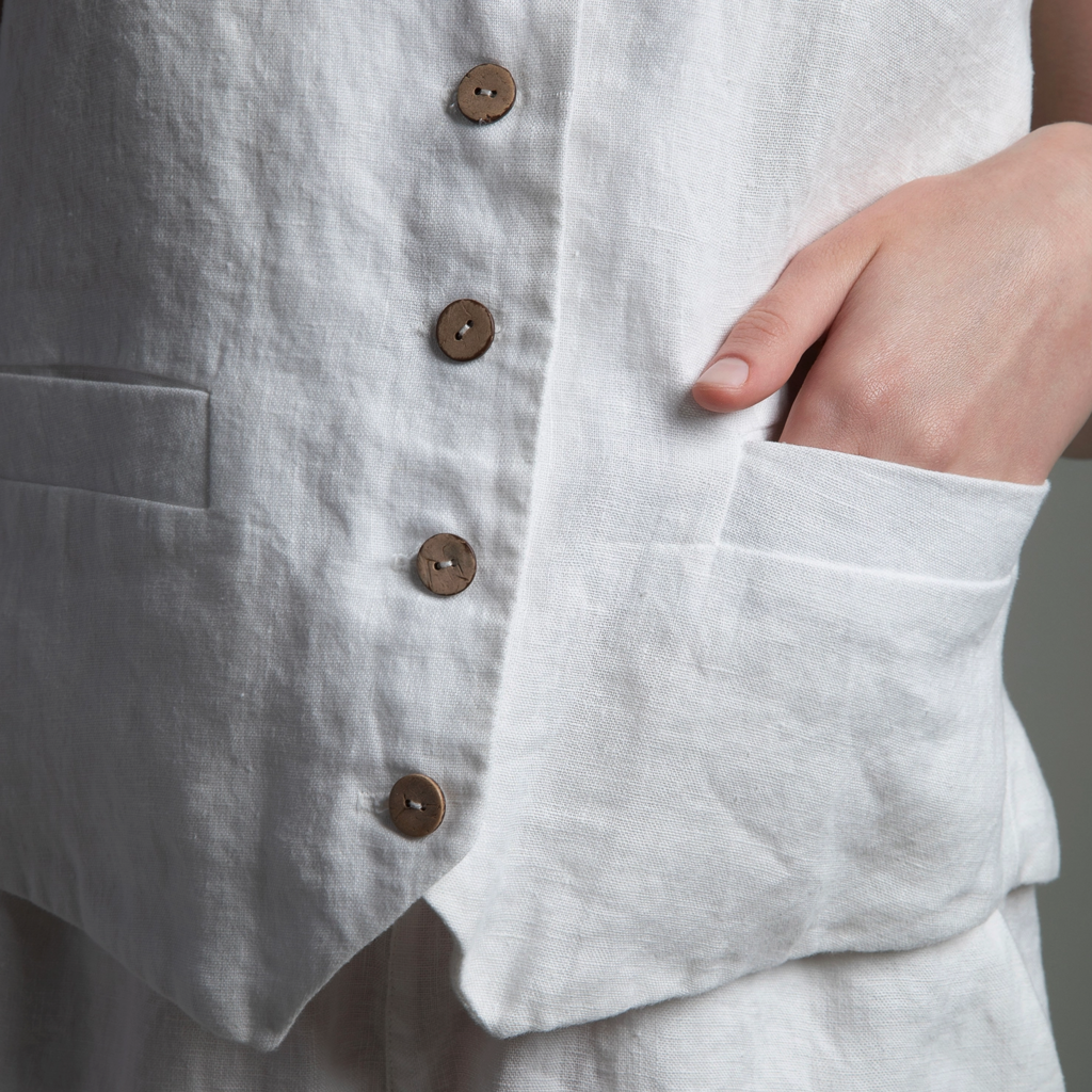Eve Waistcoat - 100% Linen