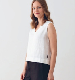Paris Sleeveless Top 100% Linen