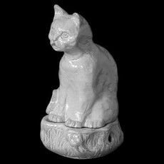 Astier de Villatte Cat Incense Burner