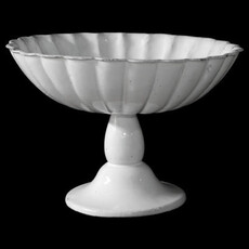 Astier de Villatte Large Peggy Bowl on High Stand