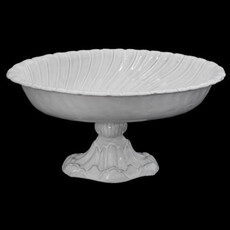 Astier de Villatte Peggy Oval Platter on Stand