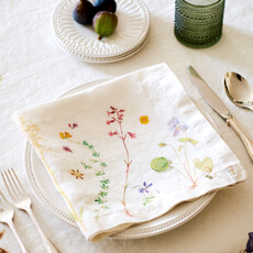 Honeychurch Fête de Fleurs Linen Napkin