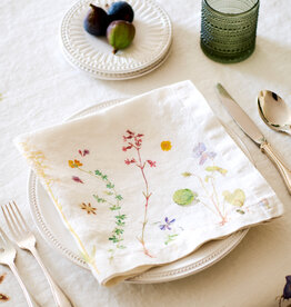 Honeychurch Fête de Fleurs Linen Napkin