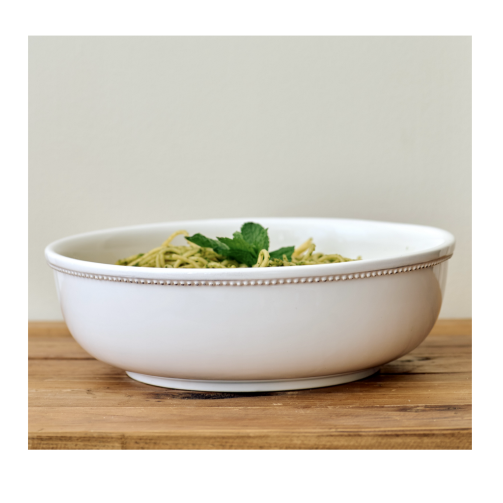 Honeychurch Octavia Serving Bowl - Alabaster