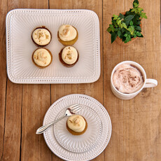 Honeychurch Octavia Salad Plate - Alabaster