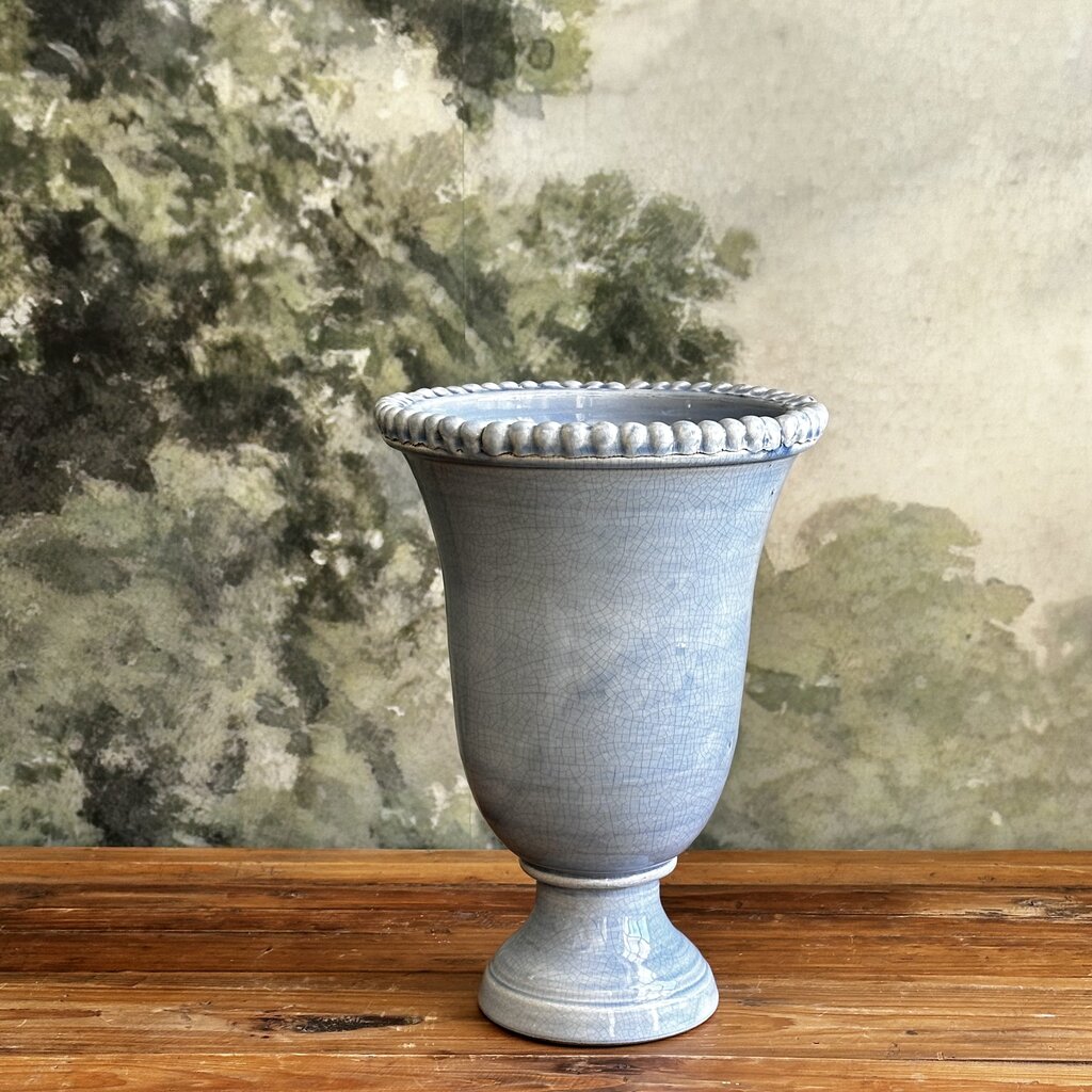 Honeychurch Helena Beaded Rim Vase -