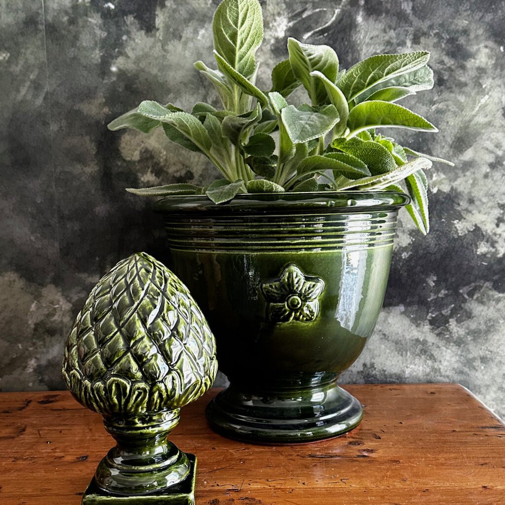 Honeychurch Provence Green Urn -