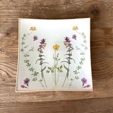 Honeychurch Fête des Fleurs Square Plate -