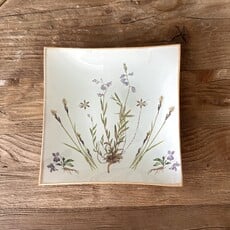 Honeychurch Fête des Fleurs Square Plate -
