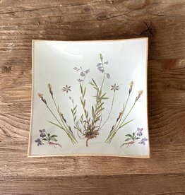 Honeychurch Fête des Fleurs Square Plate -