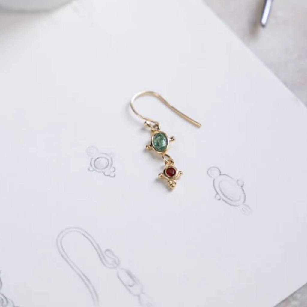 Alix D. Reynis Leo Earrings