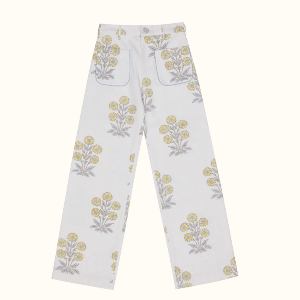 Marigold Print Pants