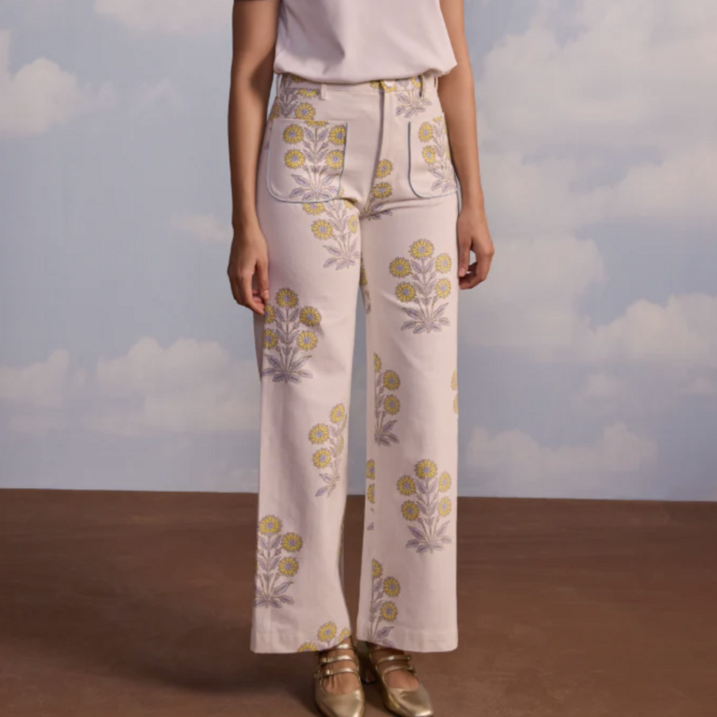 Marigold Print Pants