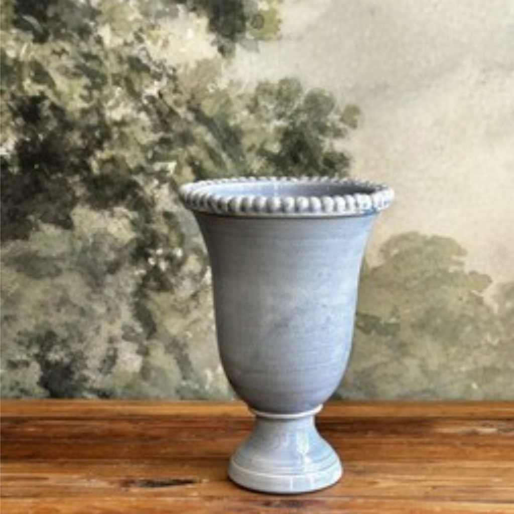 Honeychurch Helena Beaded Rim Vase -
