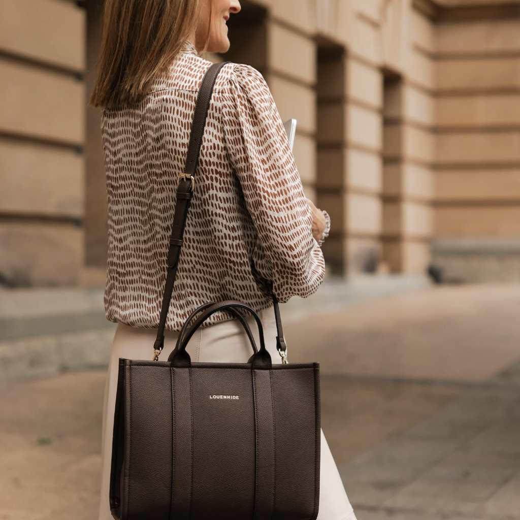 Manhattan Tote Bag - Chocolate