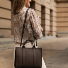 Manhattan Tote Bag - Chocolate
