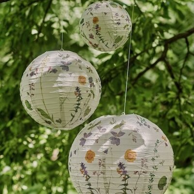 Honeychurch Fête des Fleurs Paper Lantern -