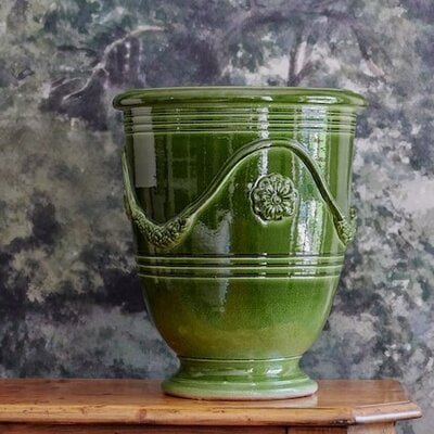 Honeychurch Provence Green Urn - 2 Sizes
