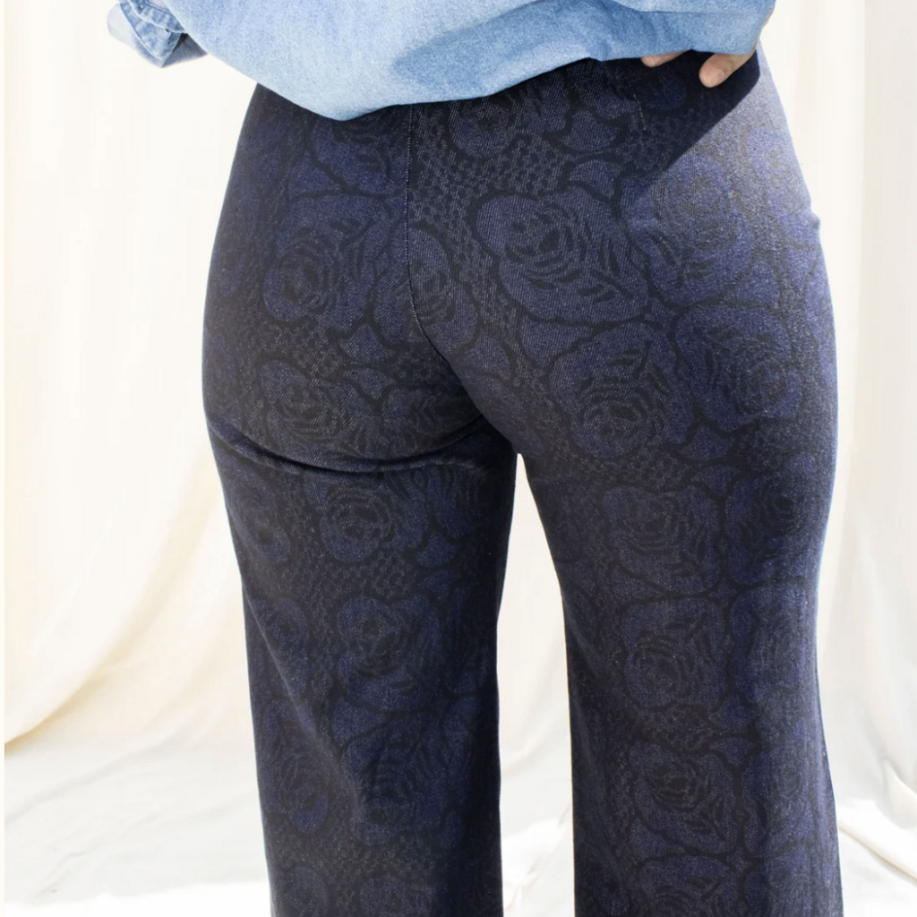 Denim Disco Pant - Rose & Roll