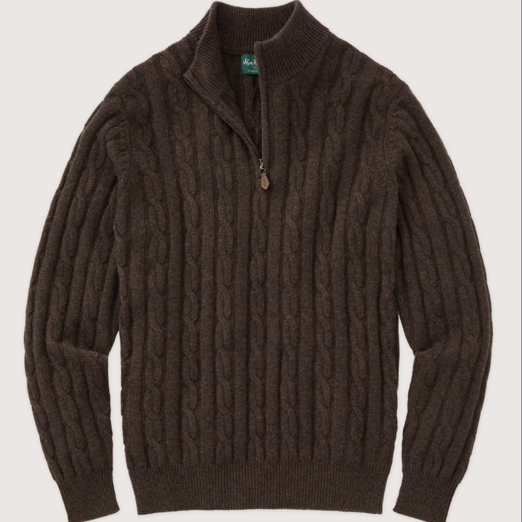 Broadwell Cable Mock Zip