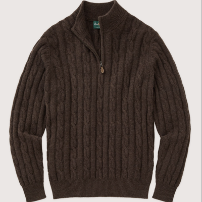 Broadwell Cable Mock Zip
