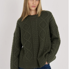 Fisherman Cashmere Sweater O/S