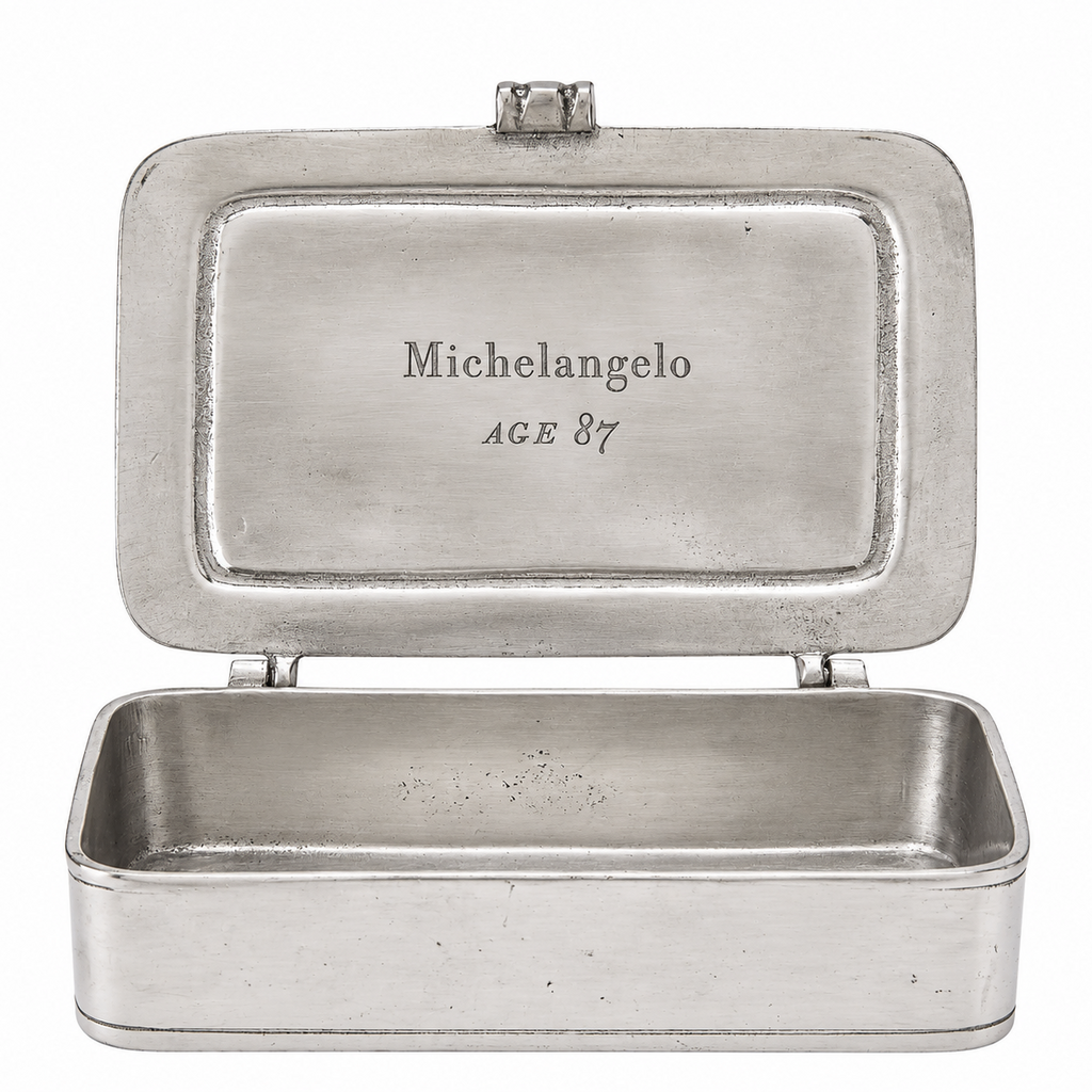Michelangelo Pewter Box