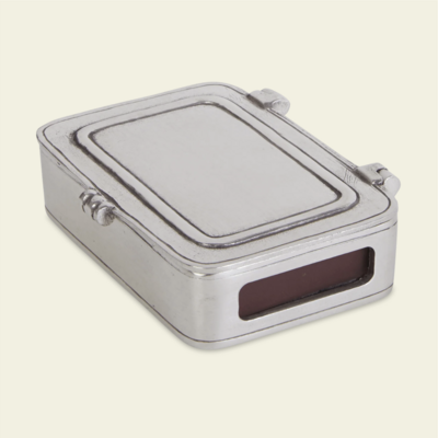 Pewter Match Box w/Striker