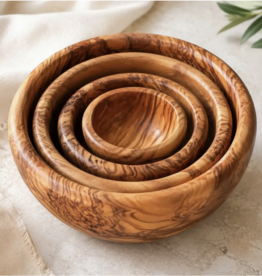 Olive Wood Nesting Bowls