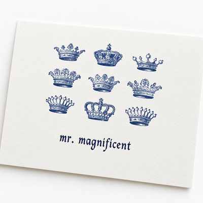 Mr. Magnificent Card