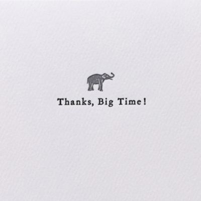 Big Time Boxed Set of 6 Cards
