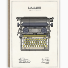 Typewriter Birthday Card