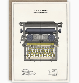Typewriter Birthday Card